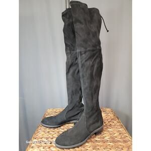 Stuart Weitzman Womans Boots Suede Black Thigh High Sz 8.5 $795